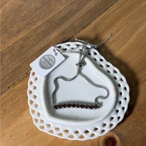 Blush rose swarovski crystal adjustable women’s bracelet